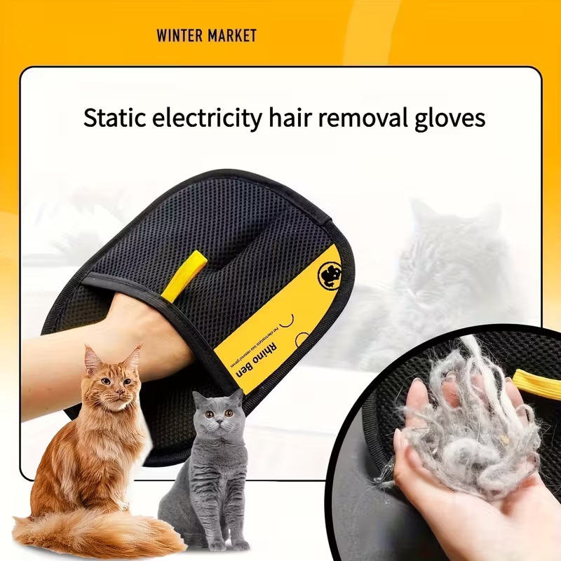 Double-Sided Pet Hair Removal  - огляд і ціна Pet Grooming Glove