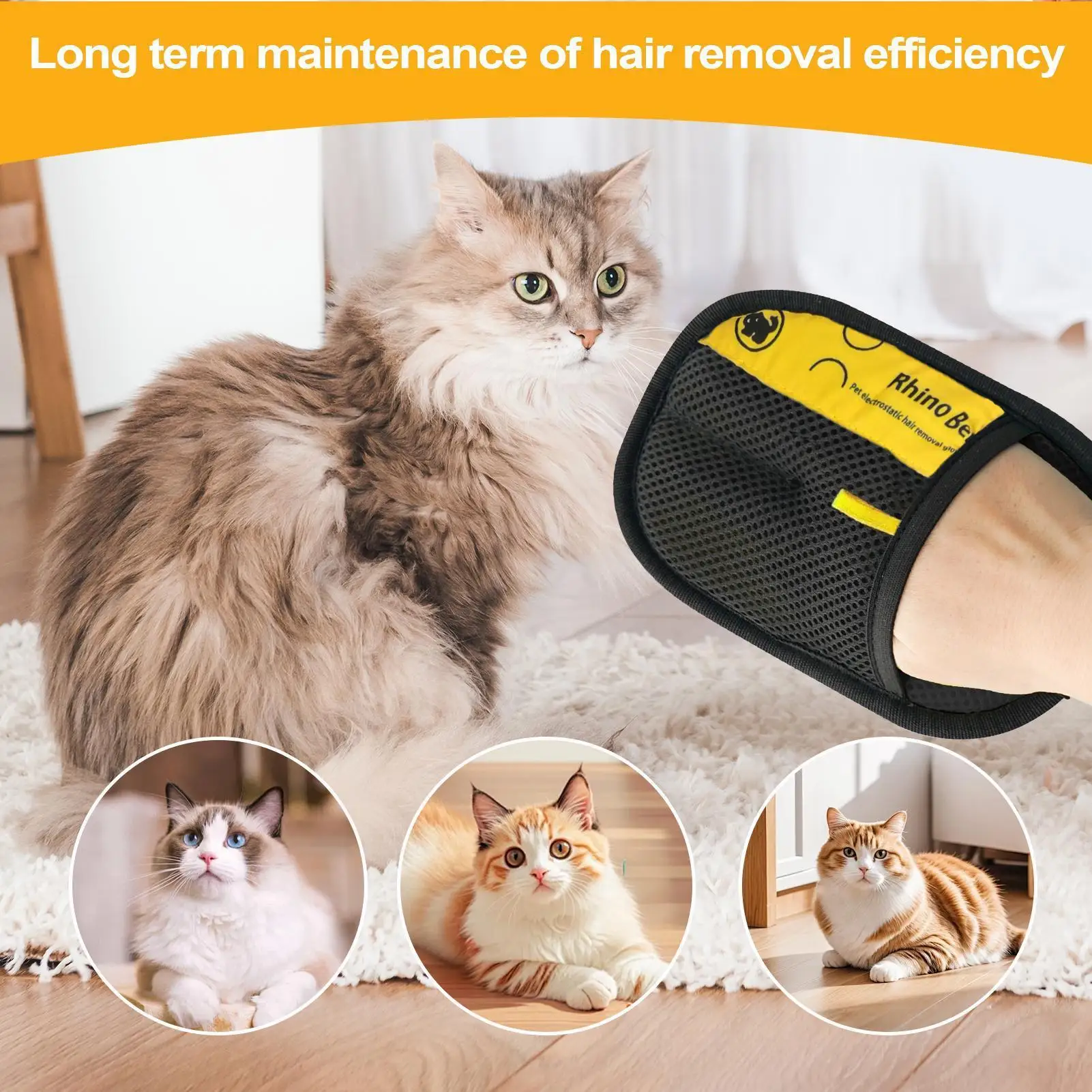 2pcs Cat Grooming Gloves Elect - огляд і ціна Pet Grooming Glove