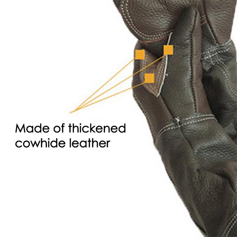 Pet Gloves Cowhide Leather Ant - огляд і ціна Pet Grooming Glove