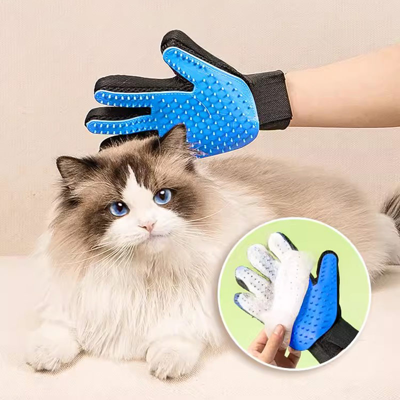 Pet Hair Remove Gloves Rubber  - огляд і ціна Pet Grooming Glove