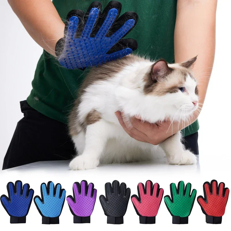 Pet Hair Remove Gloves Rubber  - огляд і ціна Pet Grooming Glove